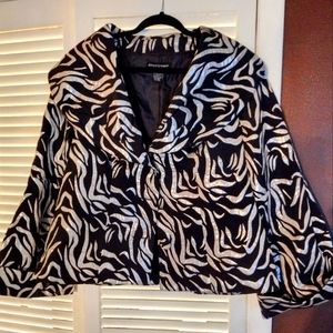 Black and Silver Jacket, sz 12W